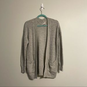 Soft Grey Knitted Cardigan